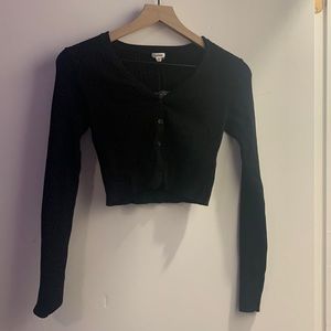 garage black longsleeve button up